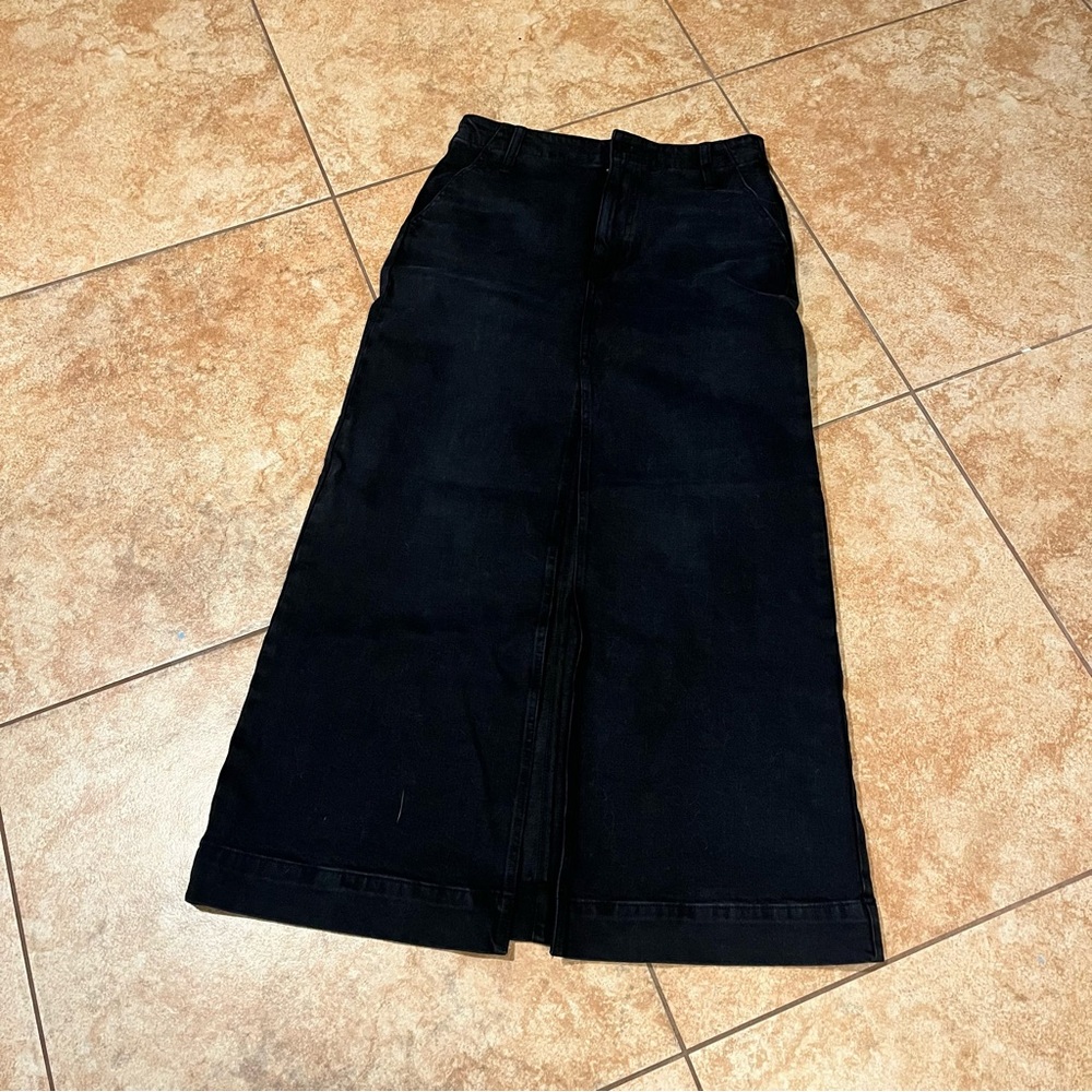 J. Crew Size 28 Denim High Waist Midi Skirt